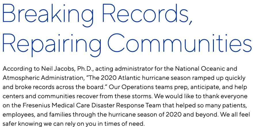 Breaking Records, Repairing Communities According to Neil Jacobs, Ph.D., acting administrator for the National Oceani...