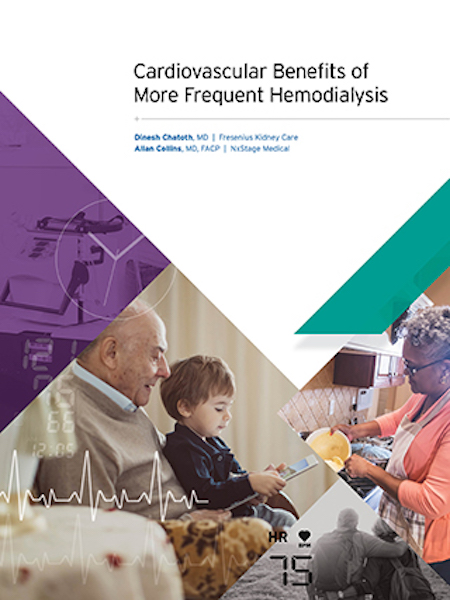 Cover of report on Cardiovascular Benefits of More Frequent Hemodialysis 